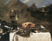 Still-Life with Olives - 威廉·克莱兹·海达